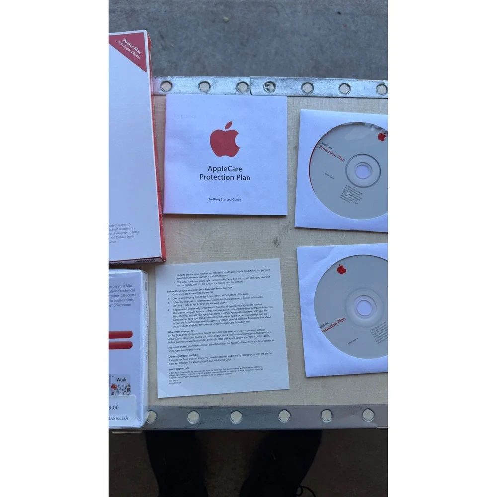 Vintage AppleCare‎ Protection Plan Power Mac MacBook Pro TechTool Deluxe CD Set